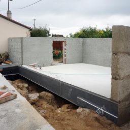 Agrandissement terrasse pour jardin suspendu Moulins